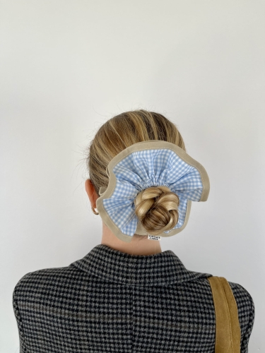 niebieska podwójna gumka na koka