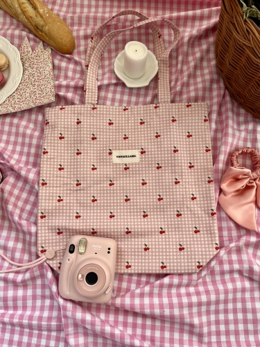 bawełniana torba w wiśnie