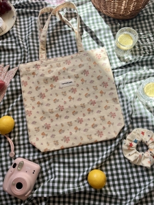 Bawełniana torba vintage bukiet 