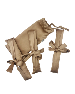 Beżowe papiloty do kręcenia włosów