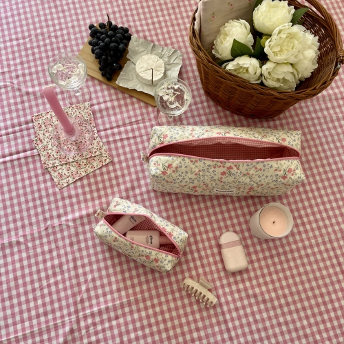 Kosmetyczka XXL pastelowy rozkwit